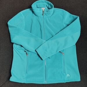 Nike ACG All Conditions Gear Fit Therma Teal Full Zip Fleece Jacket Womens Large
